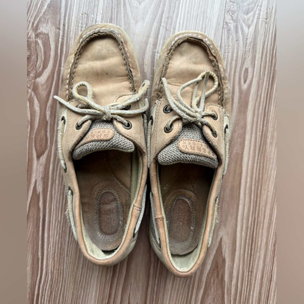 Sperry Top-Sider Authentic Original Boat Shoes – Brown/Tan Leather - Size 8